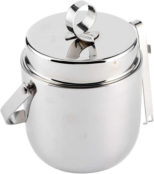 Stainless Steel Double-Walled Beverage Cooler & Champagne Bucket