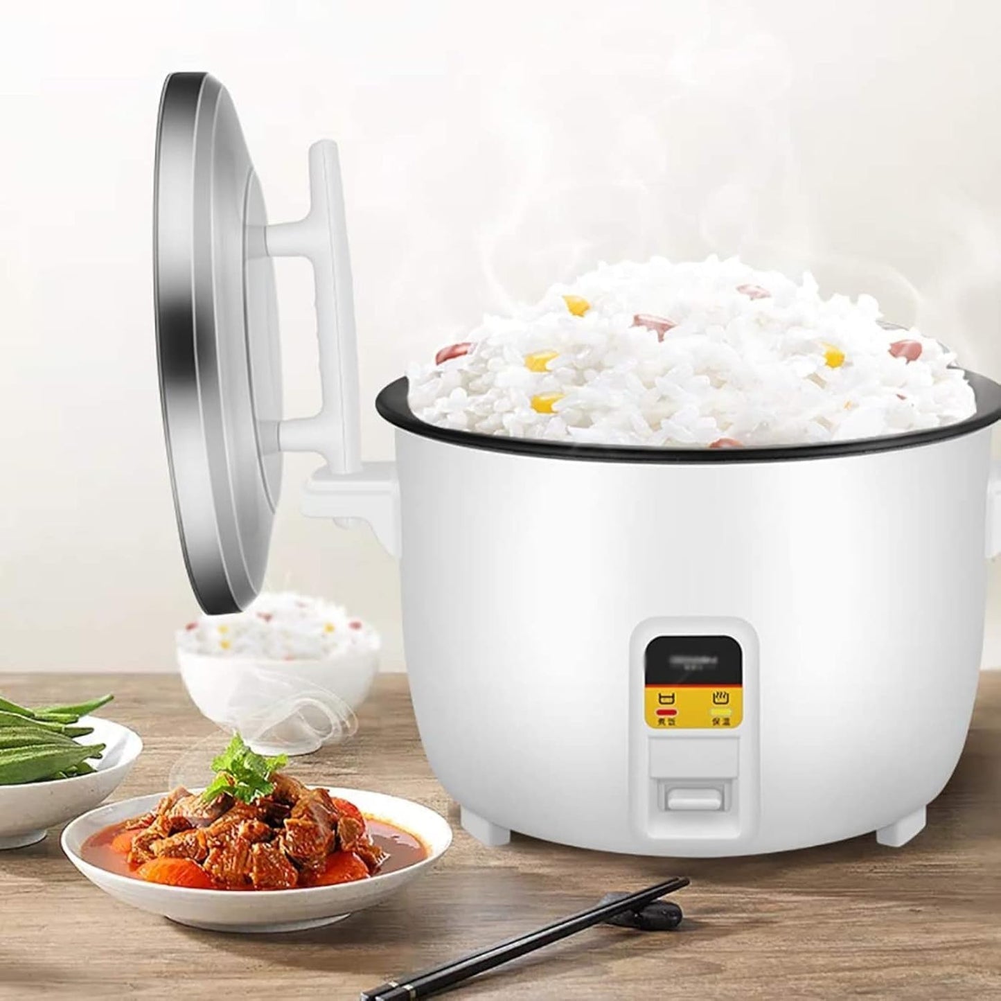 Commercial-Style Old Fashioned Ice Maker – Portable Countertop Machine