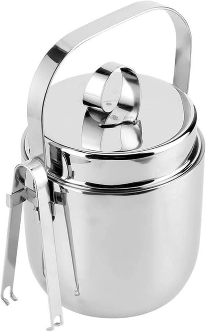 Stainless Steel Double-Walled Beverage Cooler & Champagne Bucket