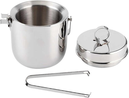 Stainless Steel Double-Walled Beverage Cooler & Champagne Bucket