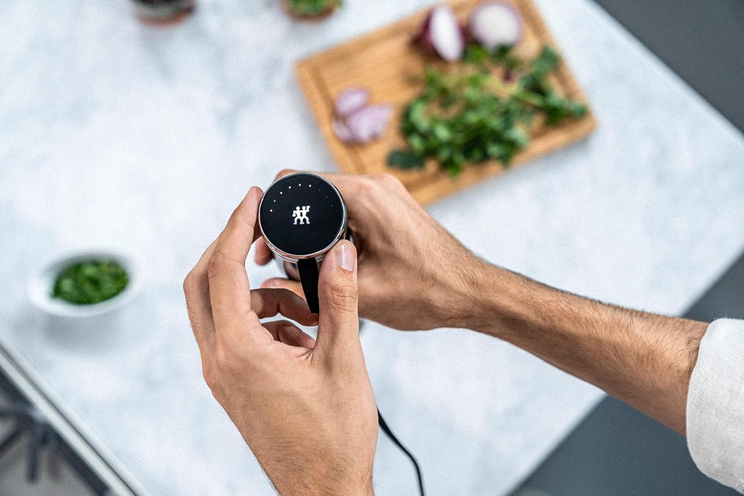 High-Performance Immersion Hand Blender – Stainless Steel Kitchen Mixer